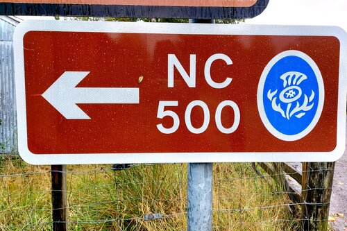 NC500 sign