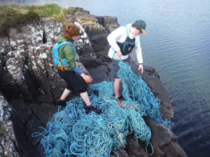lifting ghost fish gear gairloch