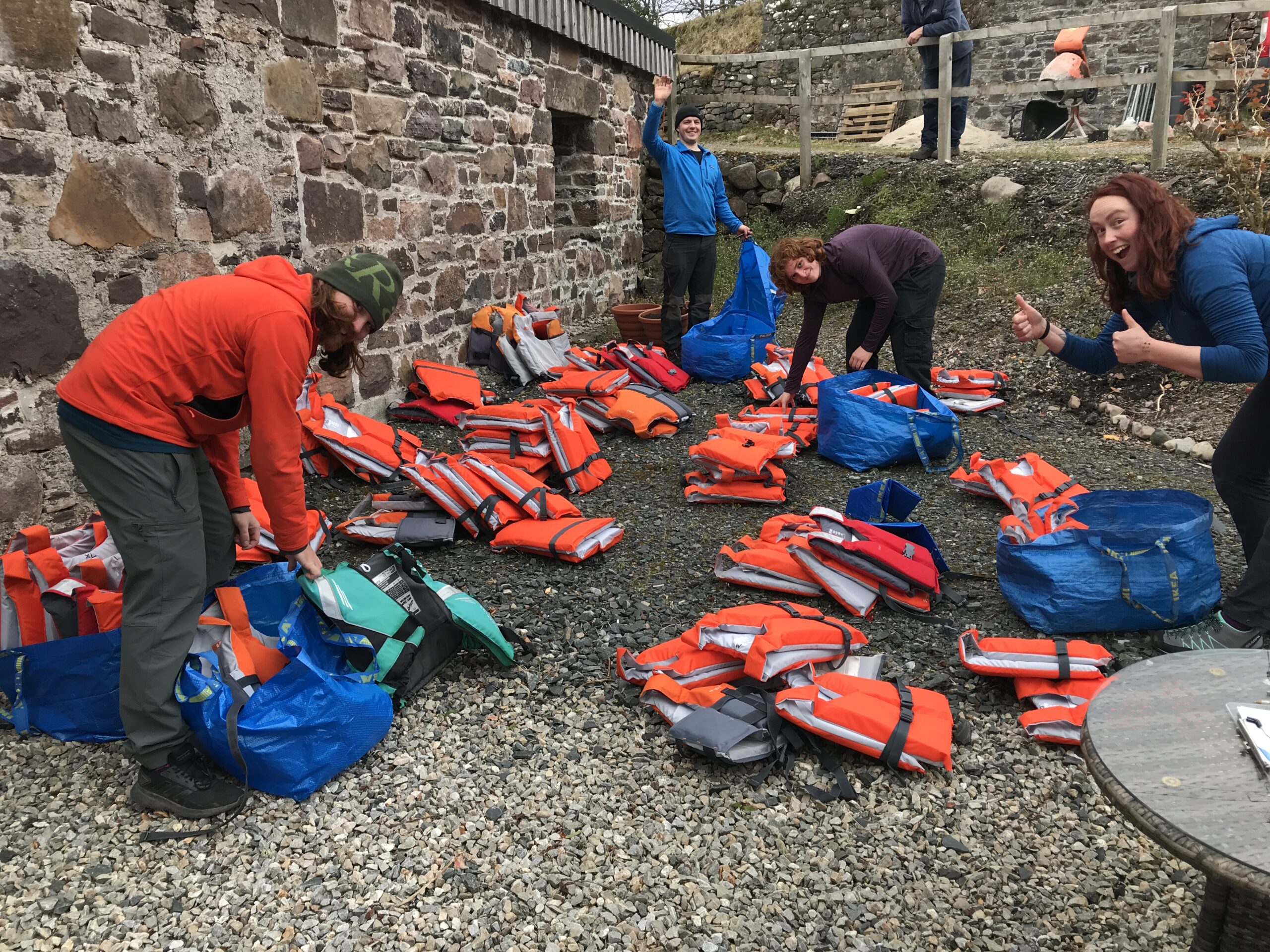 Organising equipment for the best scottish kayaking