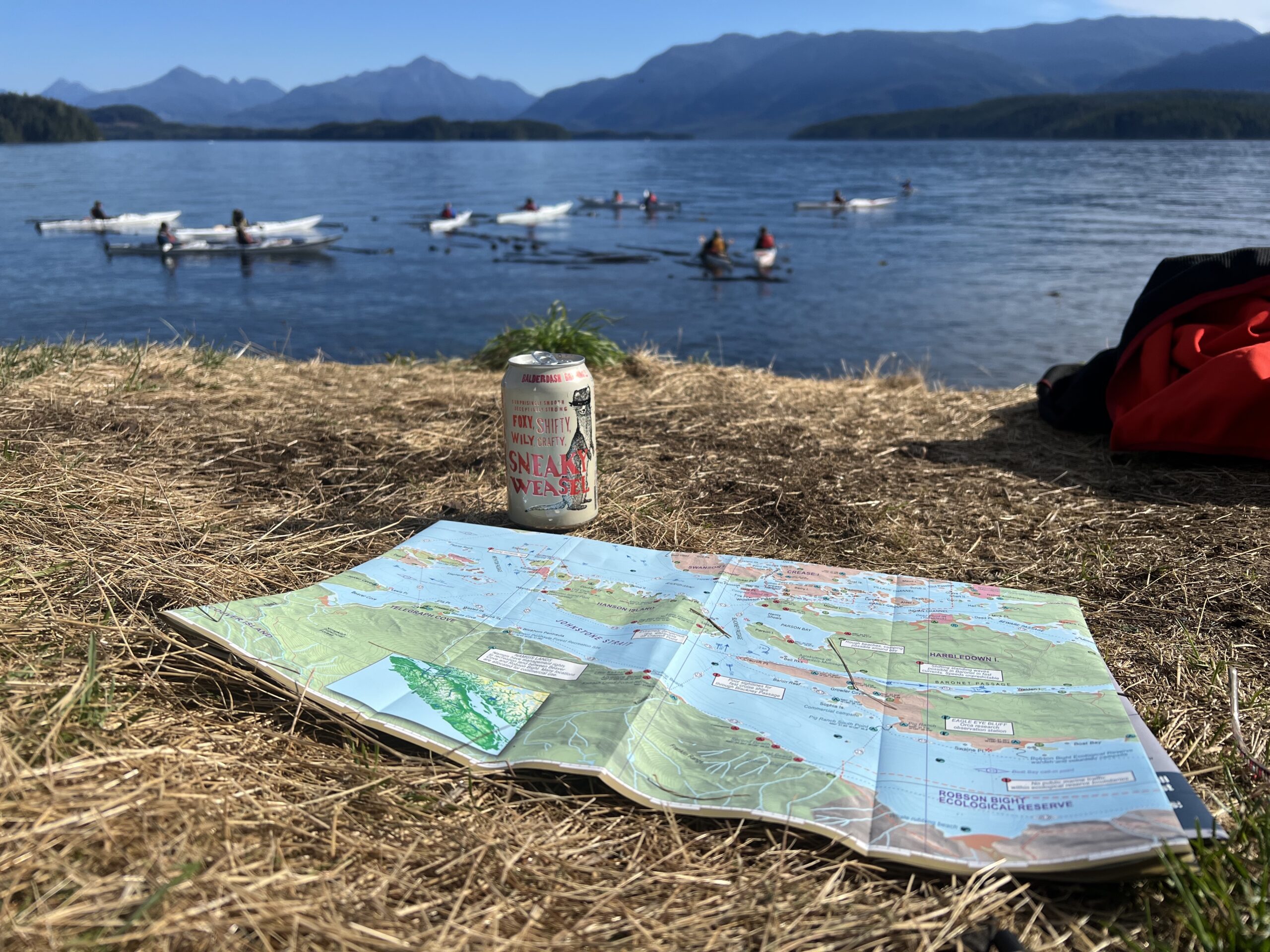 Paddling with whales map