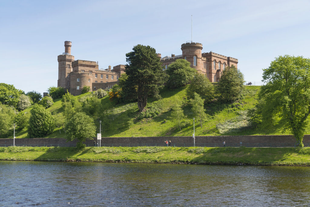 Inverness Castle in summer sunshine